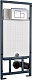 WeltWasser Унитаз подвесной Telbach 004 GL-WT в комплекте с инсталляцией Marberg 507 с клавишей смыва хром матовый – фотография-16